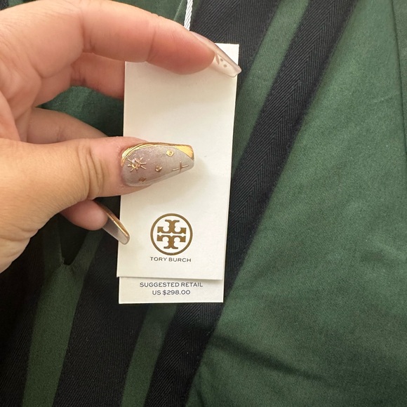 NWT! Tory Burch Green Tunic - Picture 3 of 3